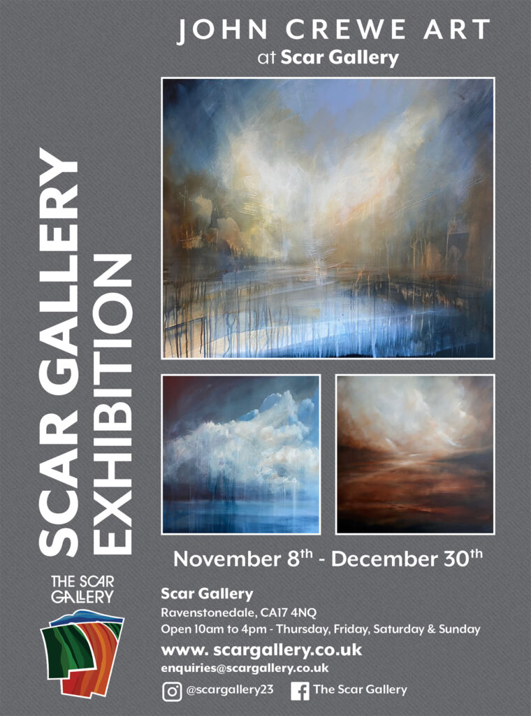 john crewe scar gallery exhibition december 2024